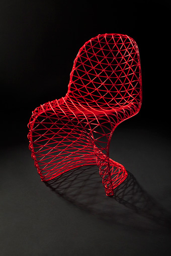 Wire S chair